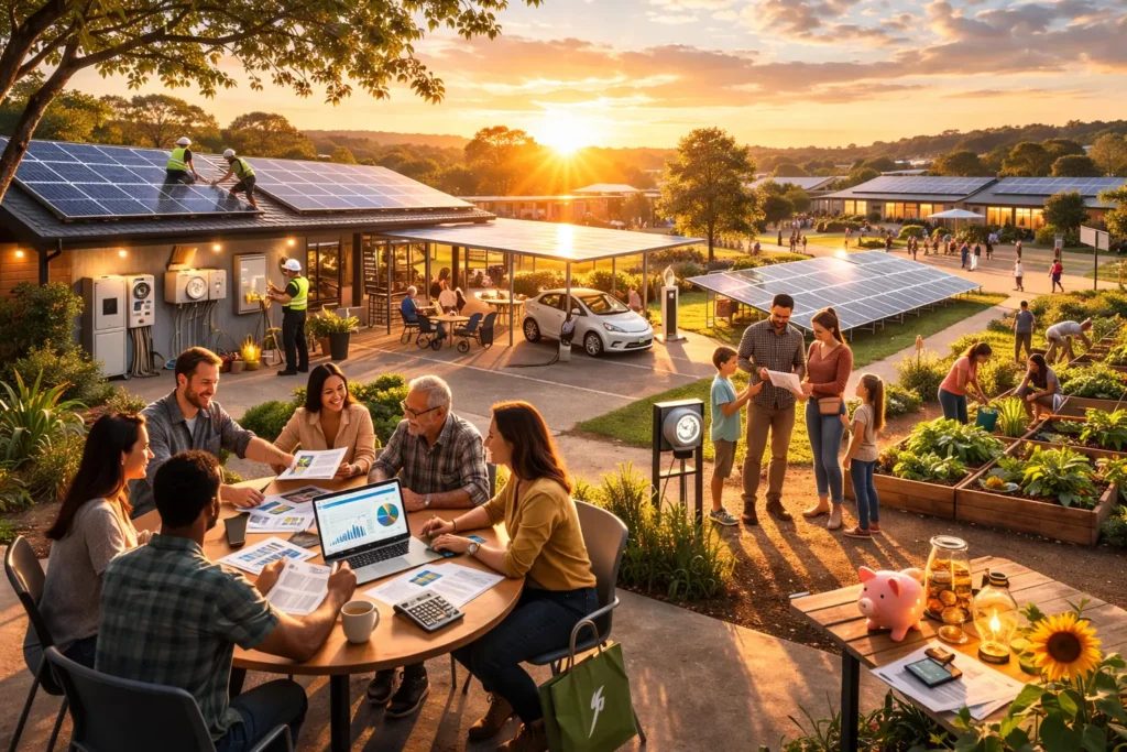 Communities pool their resources