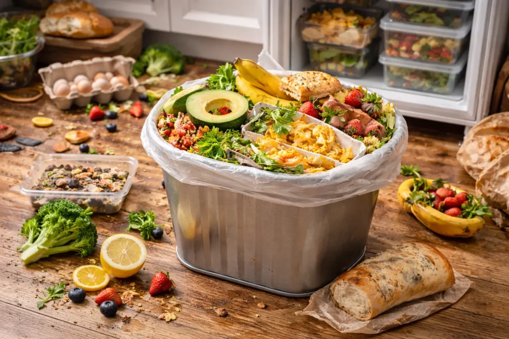 Good food being thrown out