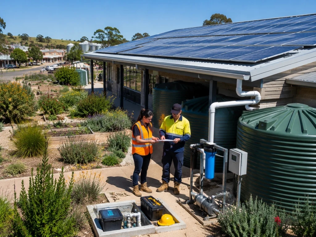 Solar Panels and Water Recovery in Action